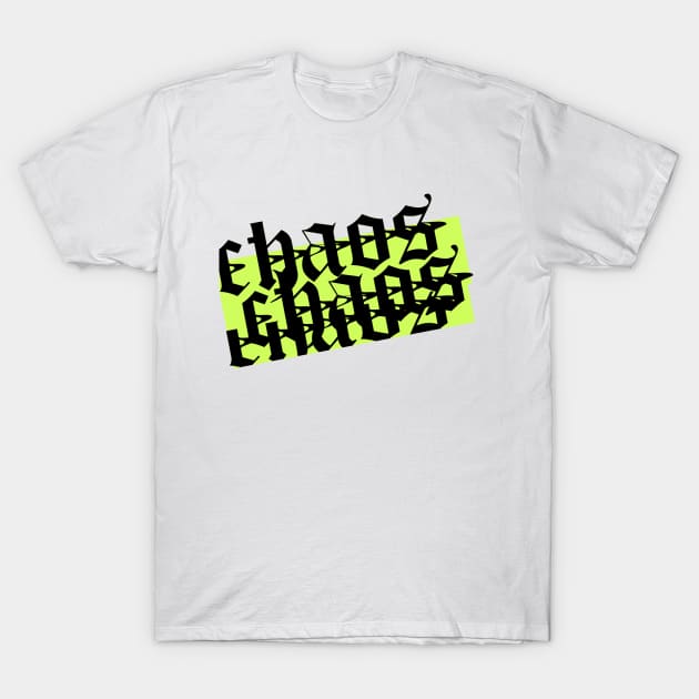 chaotic typo T-Shirt by nippon.society